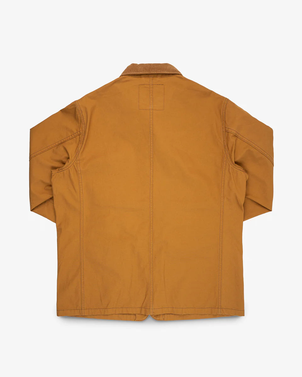 IHJ-148 10oz Kurashikizome Organic Cotton Duck Chore Jacket - Brown