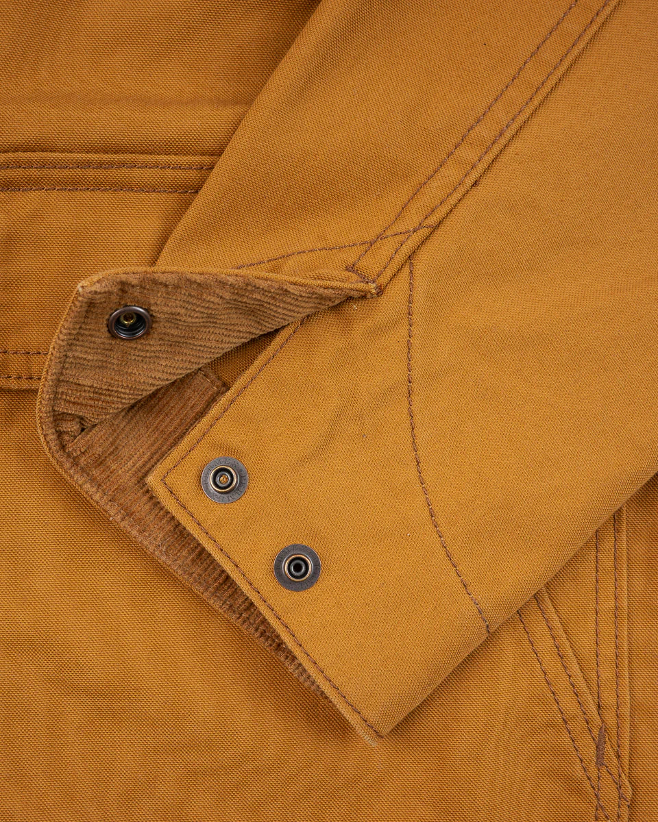 IHJ-148 10oz Kurashikizome Organic Cotton Duck Chore Jacket - Brown