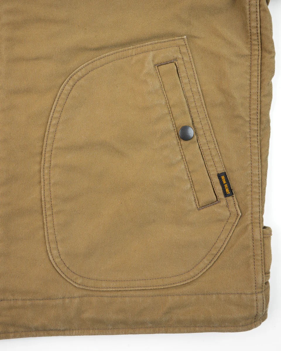 IHM-48-KHA 12oz Whipcord Lightweight N1 Deck Jacket - Khaki