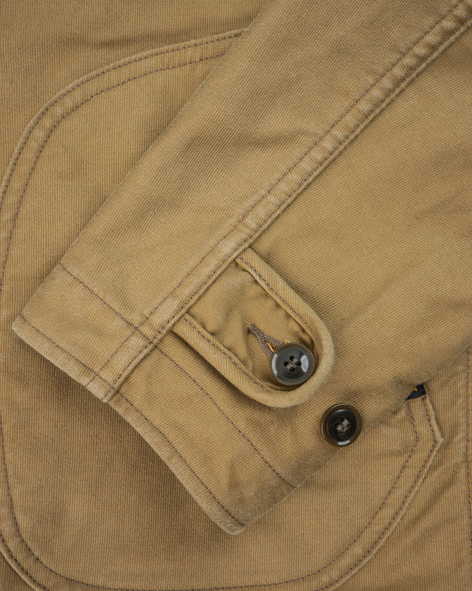 IHM-48-KHA 12oz Whipcord Lightweight N1 Deck Jacket - Khaki