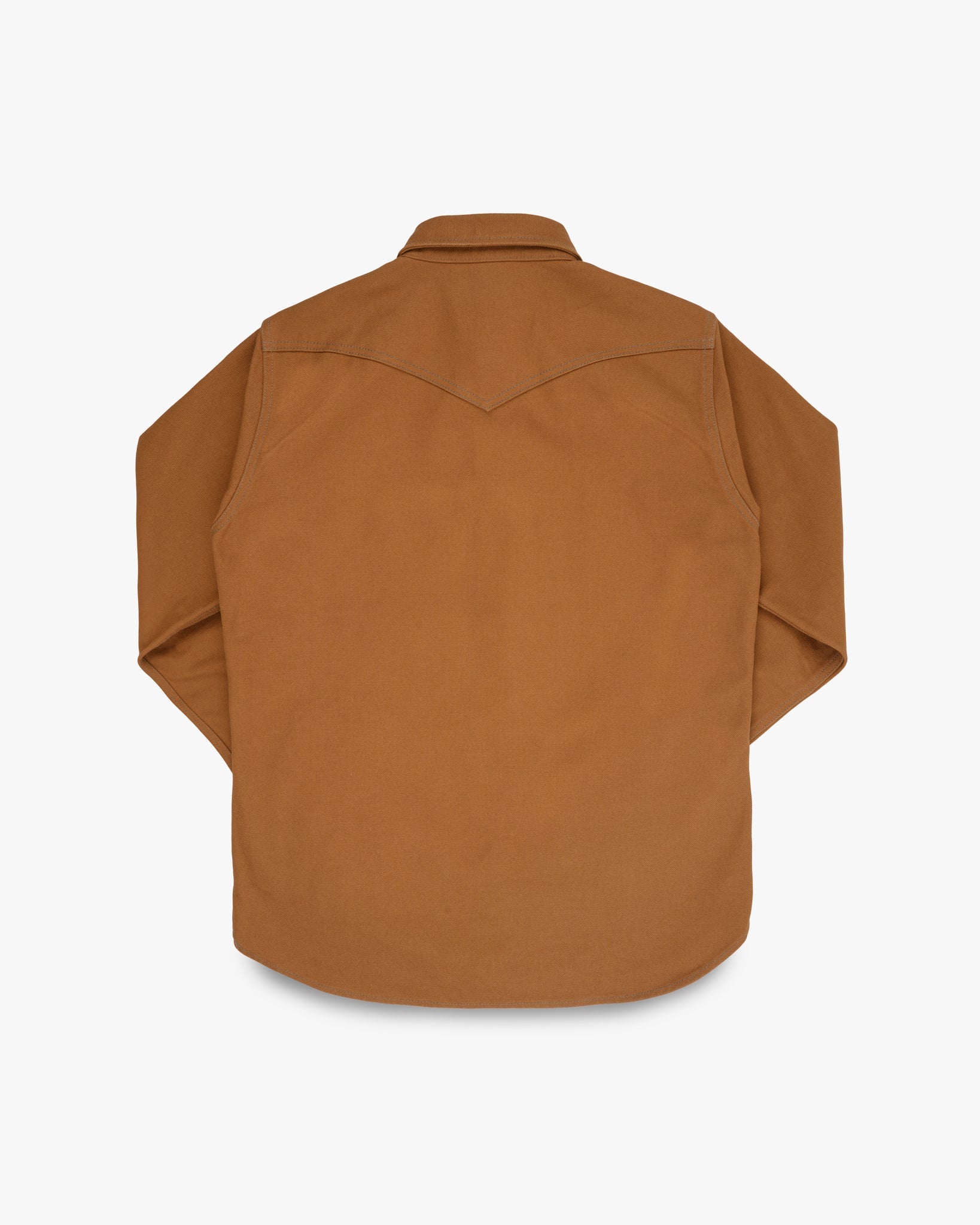 IHSH-422-BRN 17oz Cotton Duck CPO Shirt Brown