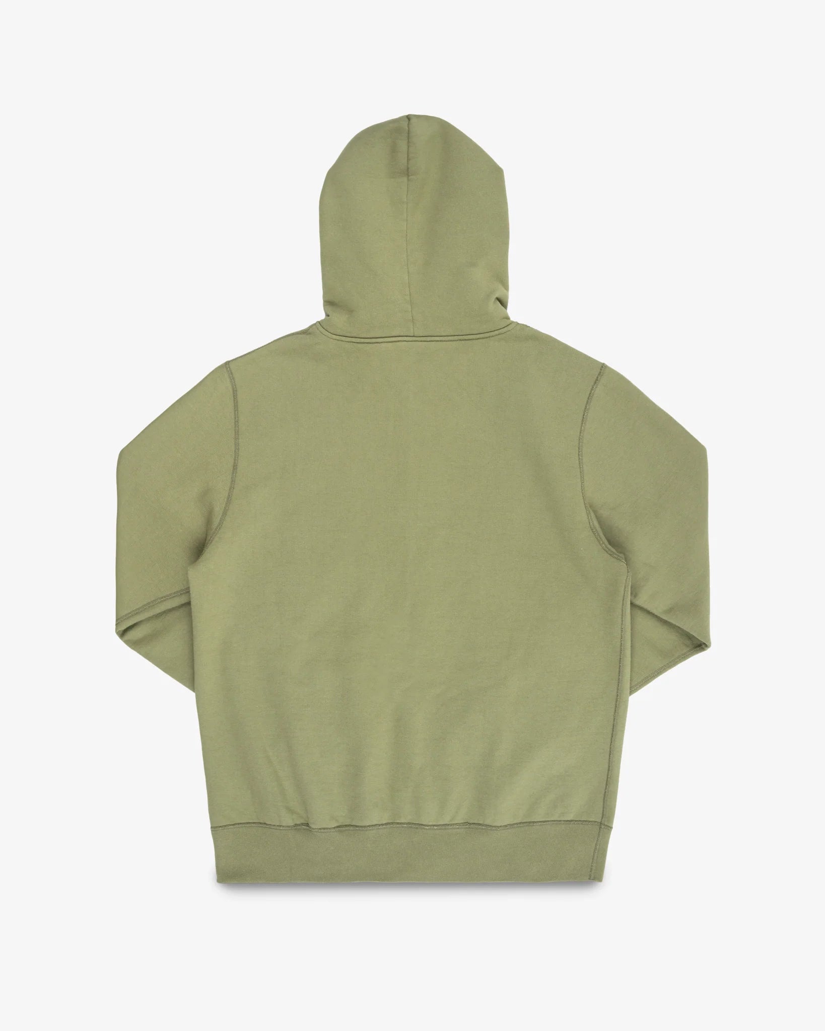 IHSW-10-OLV 14oz Ultra Heavy Loopwheel Cotton Zip Hoodie Olive
