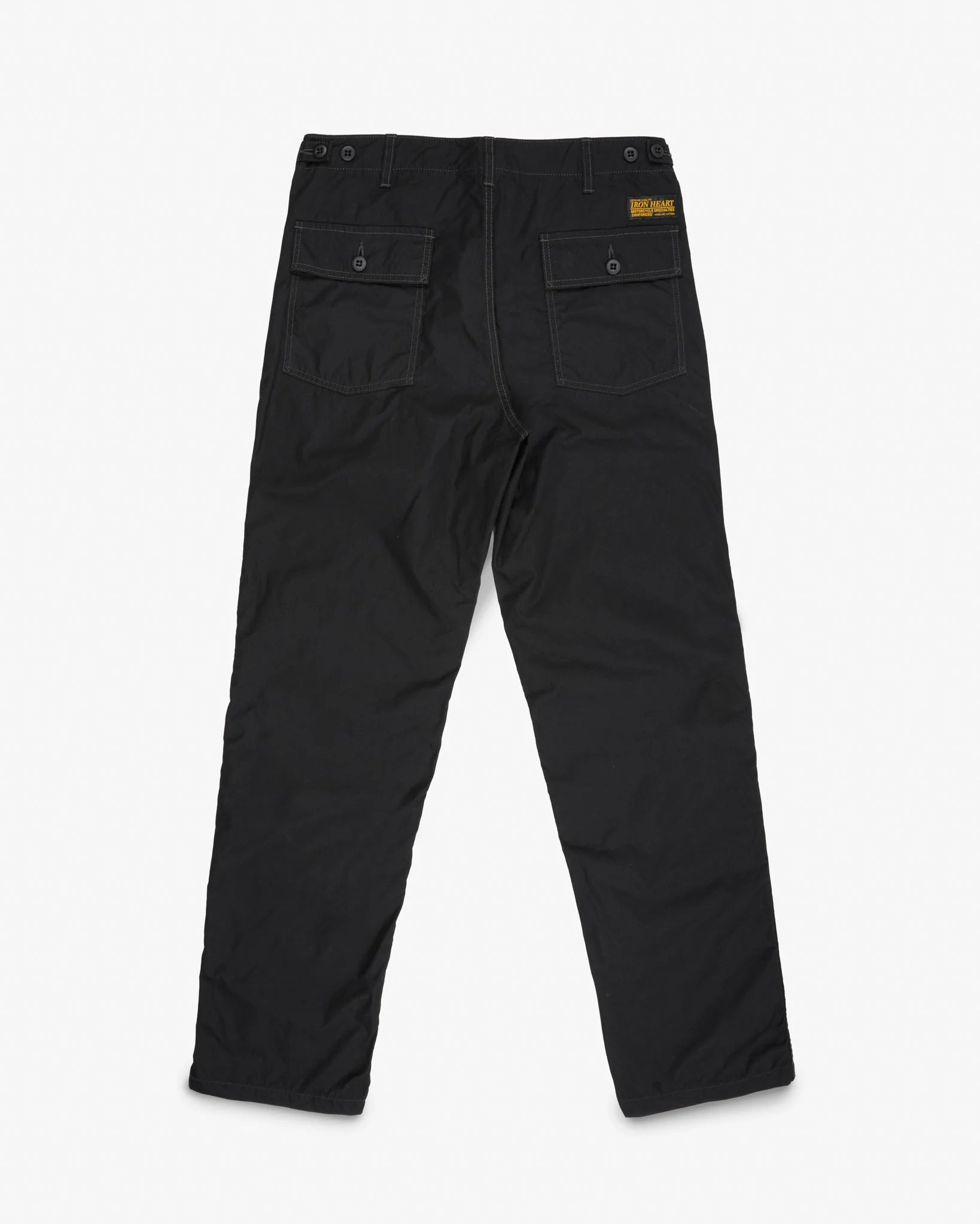 IH-745-BLK 4oz Cotton/Nylon Baker Pants Black