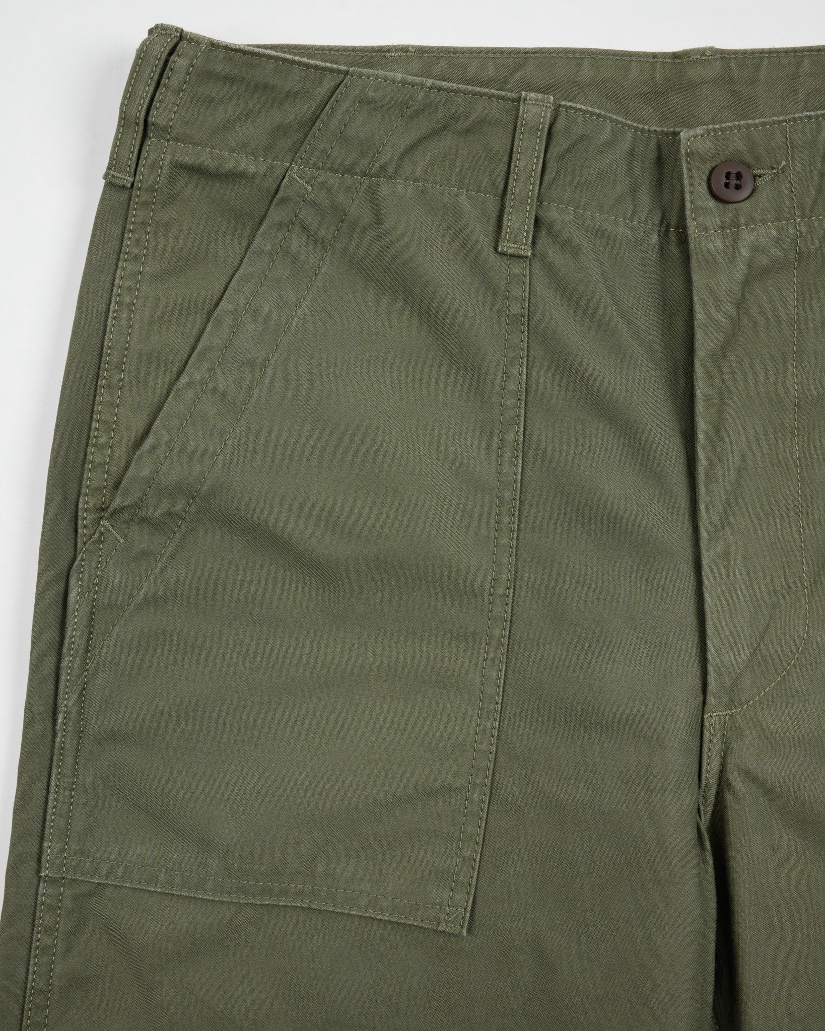 IH-744-GRN 10oz Back Sateen Baker Pants Army Green