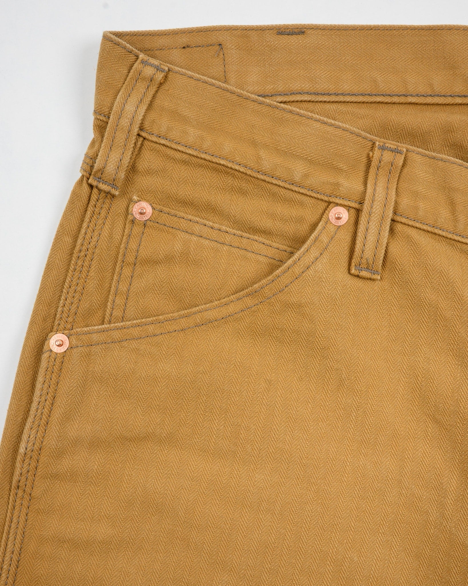 IH-831-BRN 10oz Herringbone Painter’s Pants Brown