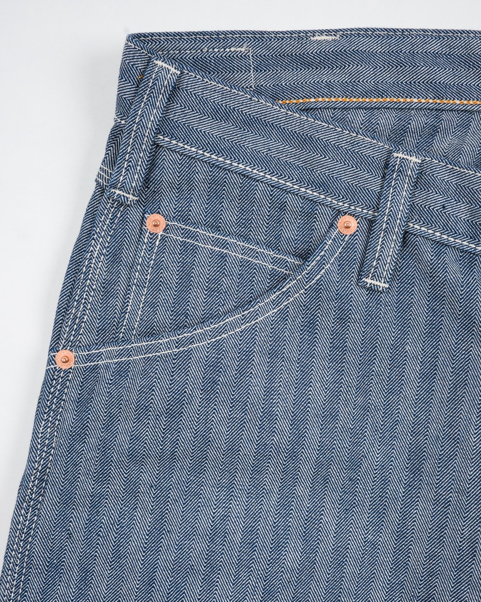 IH-830-IND 10.5oz Herringbone Painter’s Pants Indigo