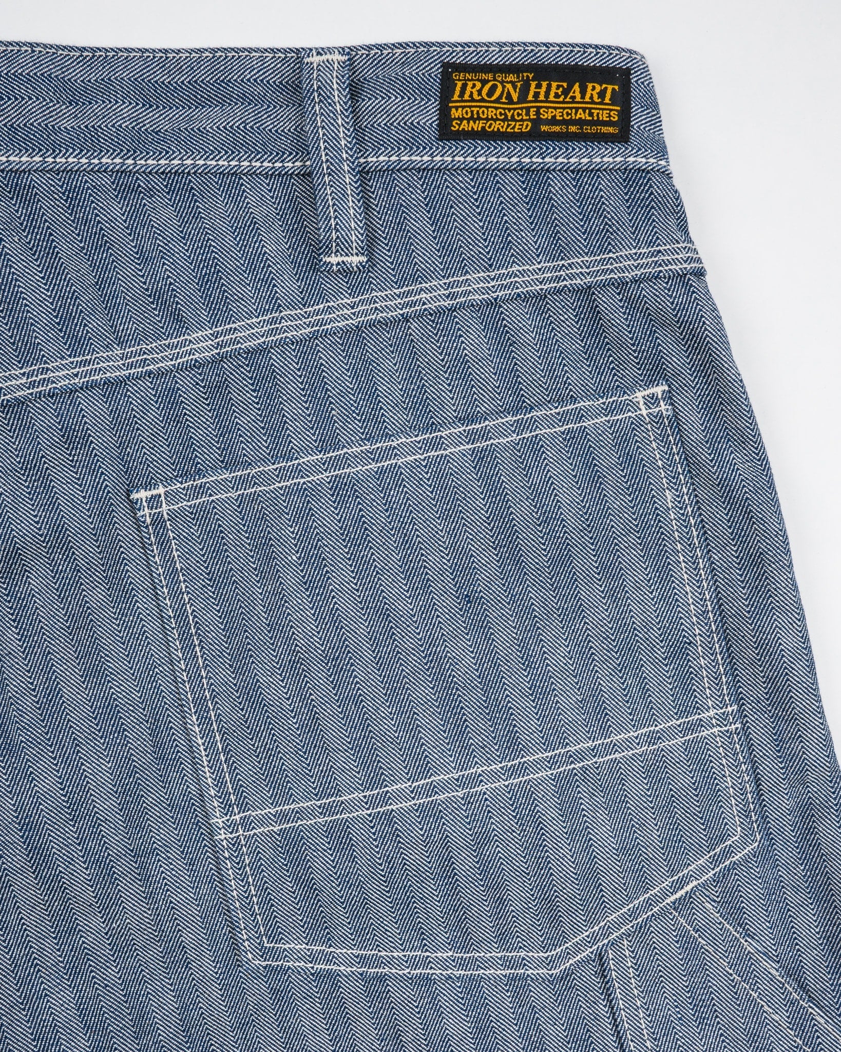 IH-830-IND 10.5oz Herringbone Painter’s Pants Indigo