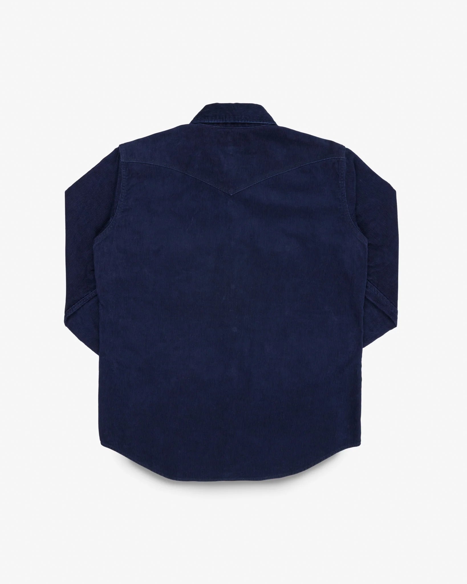 IHSH-438-IND 7.5oz Selvedge Corduroy Western Shirt - Indigo