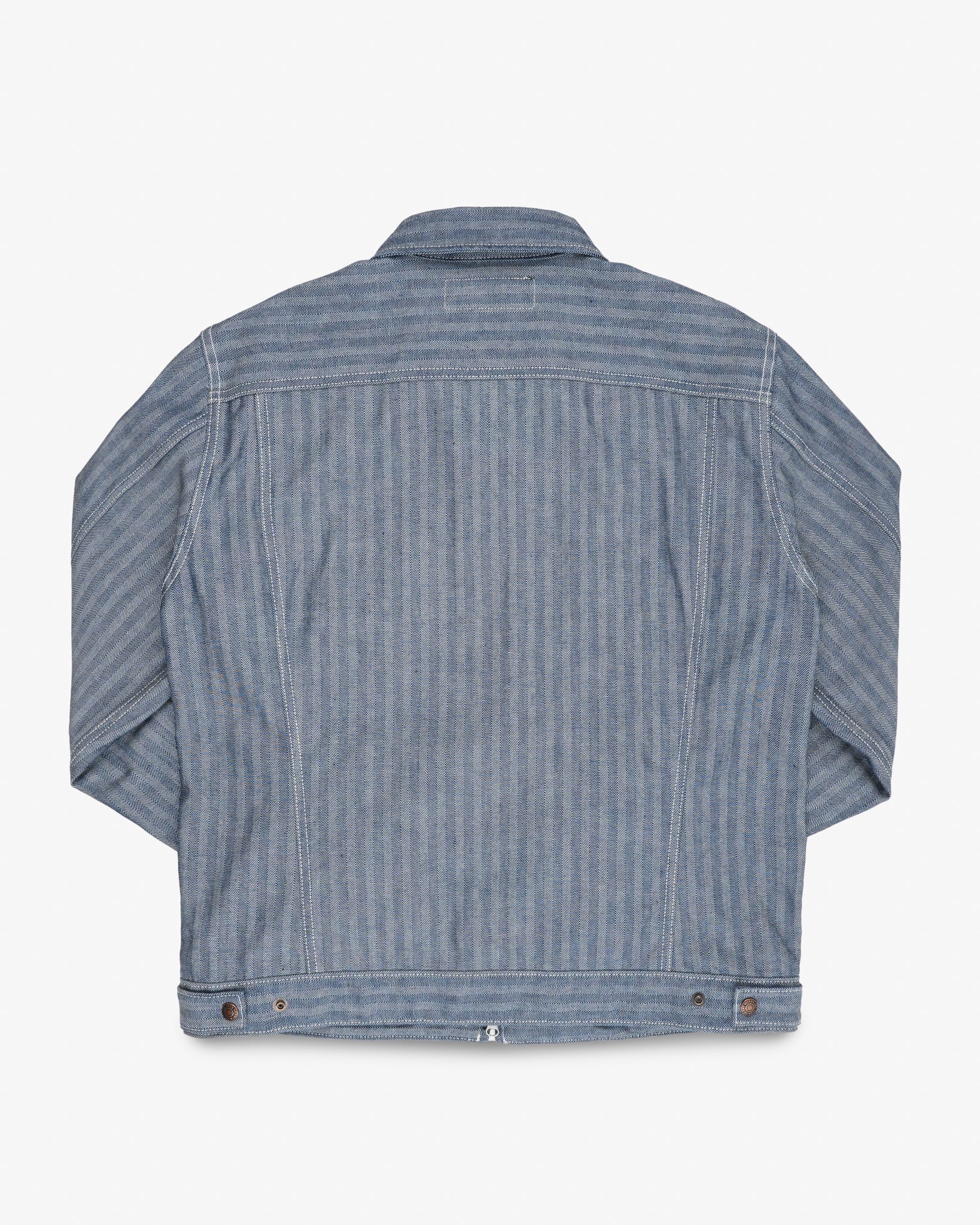IHJ-164-BLU 10.5oz Herringbone Work Jacket Indigo