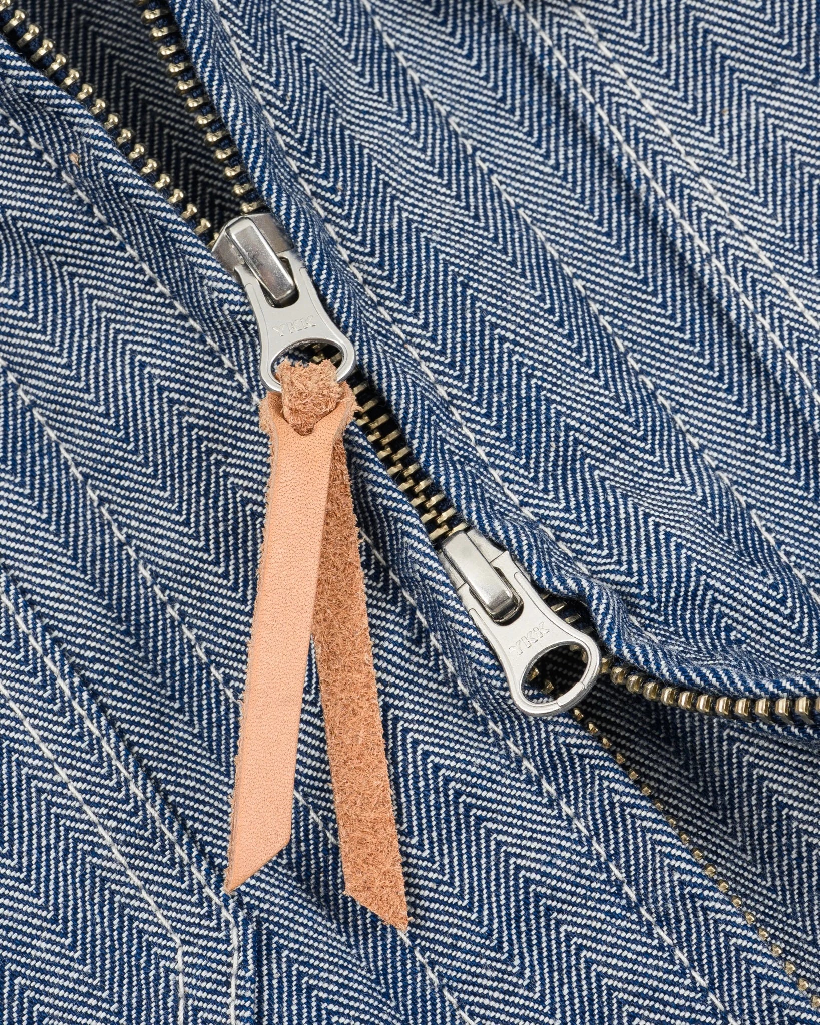 IHJ-164-BLU 10.5oz Herringbone Work Jacket Indigo