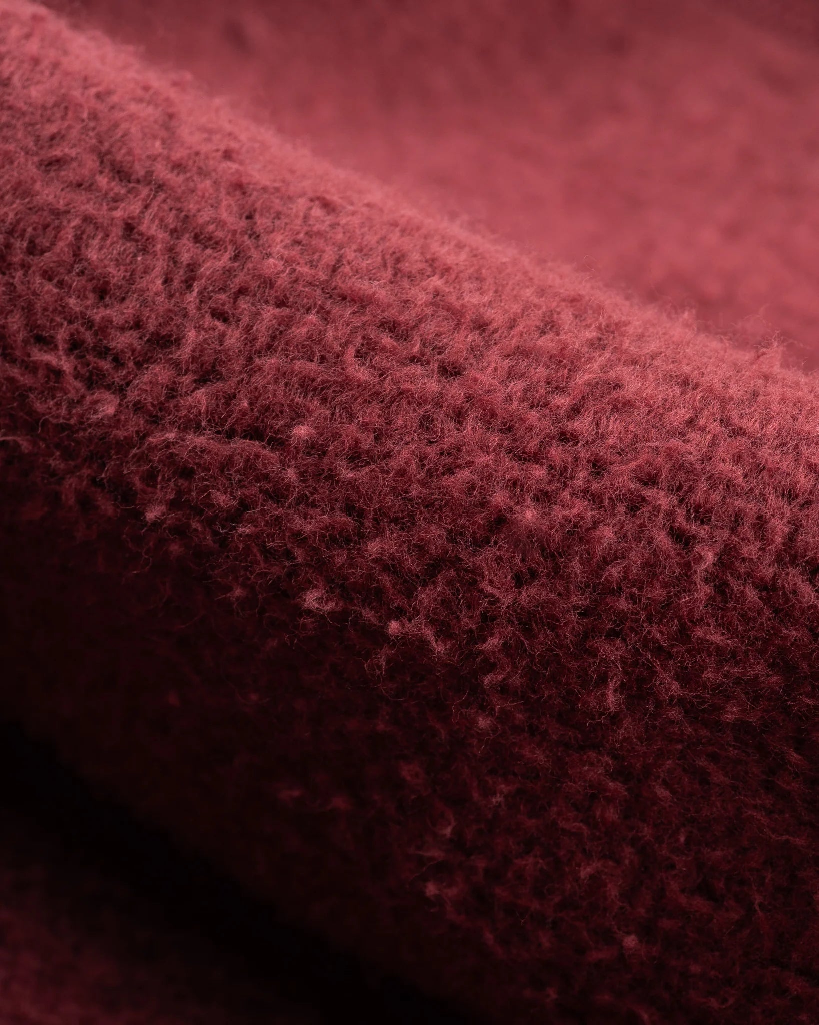 IHSW-49-BUR 14oz Ultra Heavy Loopwheel Cotton Pullover Burgundy