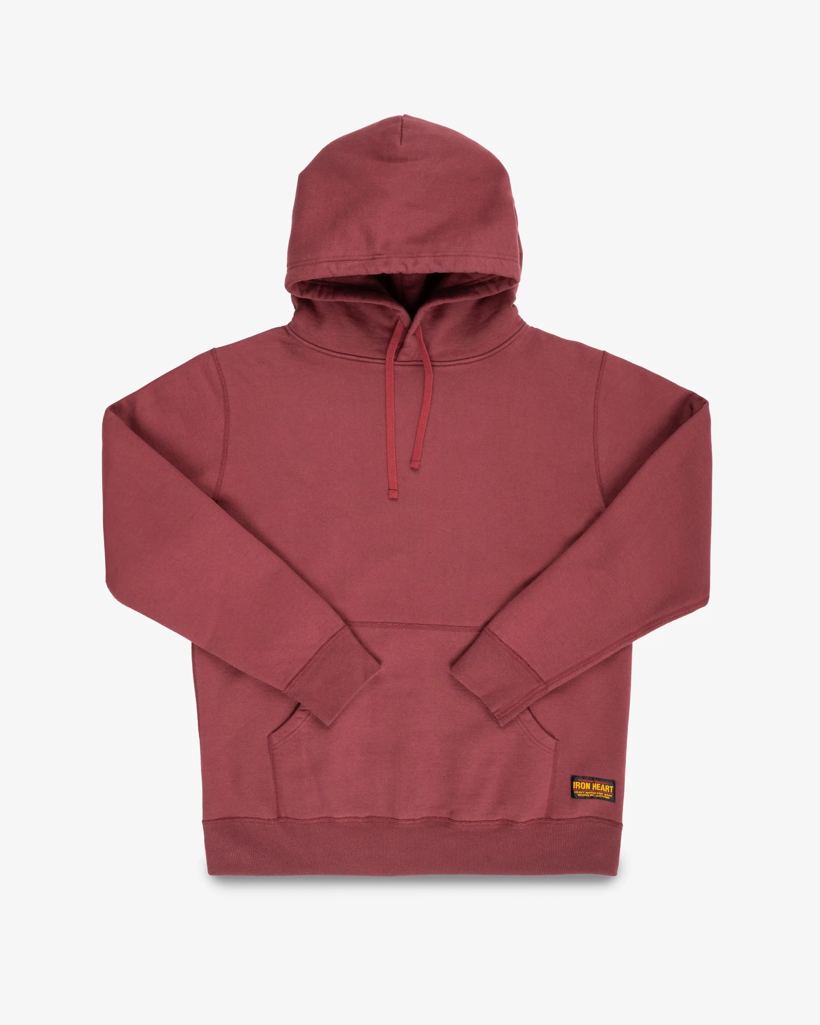 IHSW-49-BUR 14oz Ultra Heavy Loopwheel Cotton Pullover Burgundy