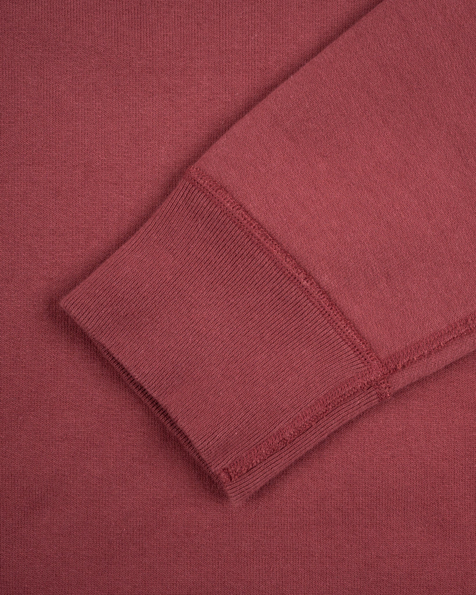 IHSW-49-BUR 14oz Ultra Heavy Loopwheel Cotton Pullover Burgundy