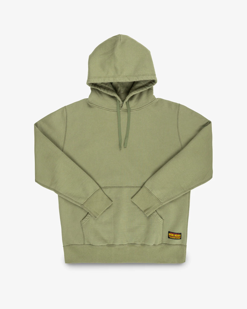 IHSW-49-OLV 14oz Ultra Heavy Loopwheel Cotton Hoodie Olive