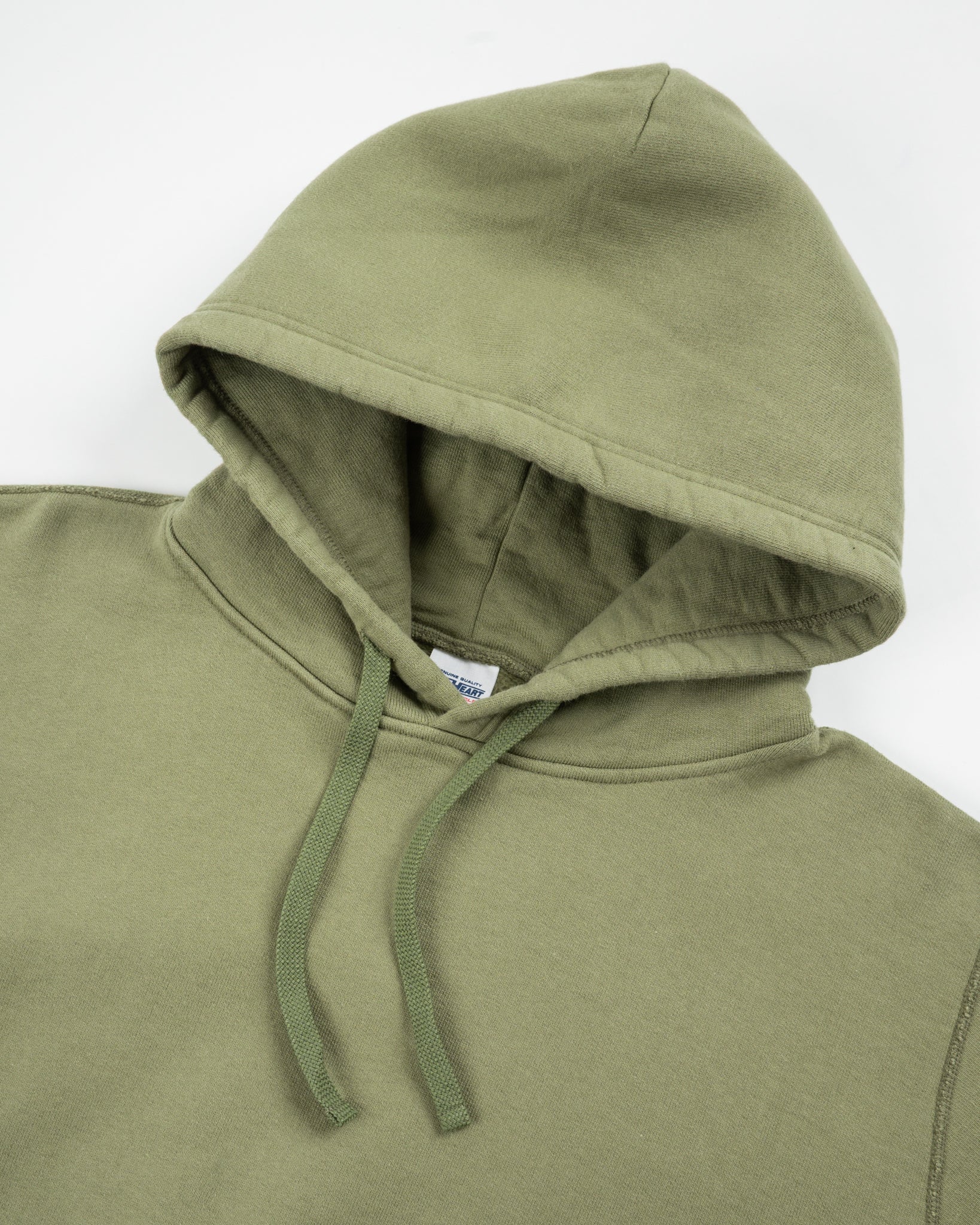 IHSW-49-OLV 14oz Ultra Heavy Loopwheel Cotton Hoodie Olive
