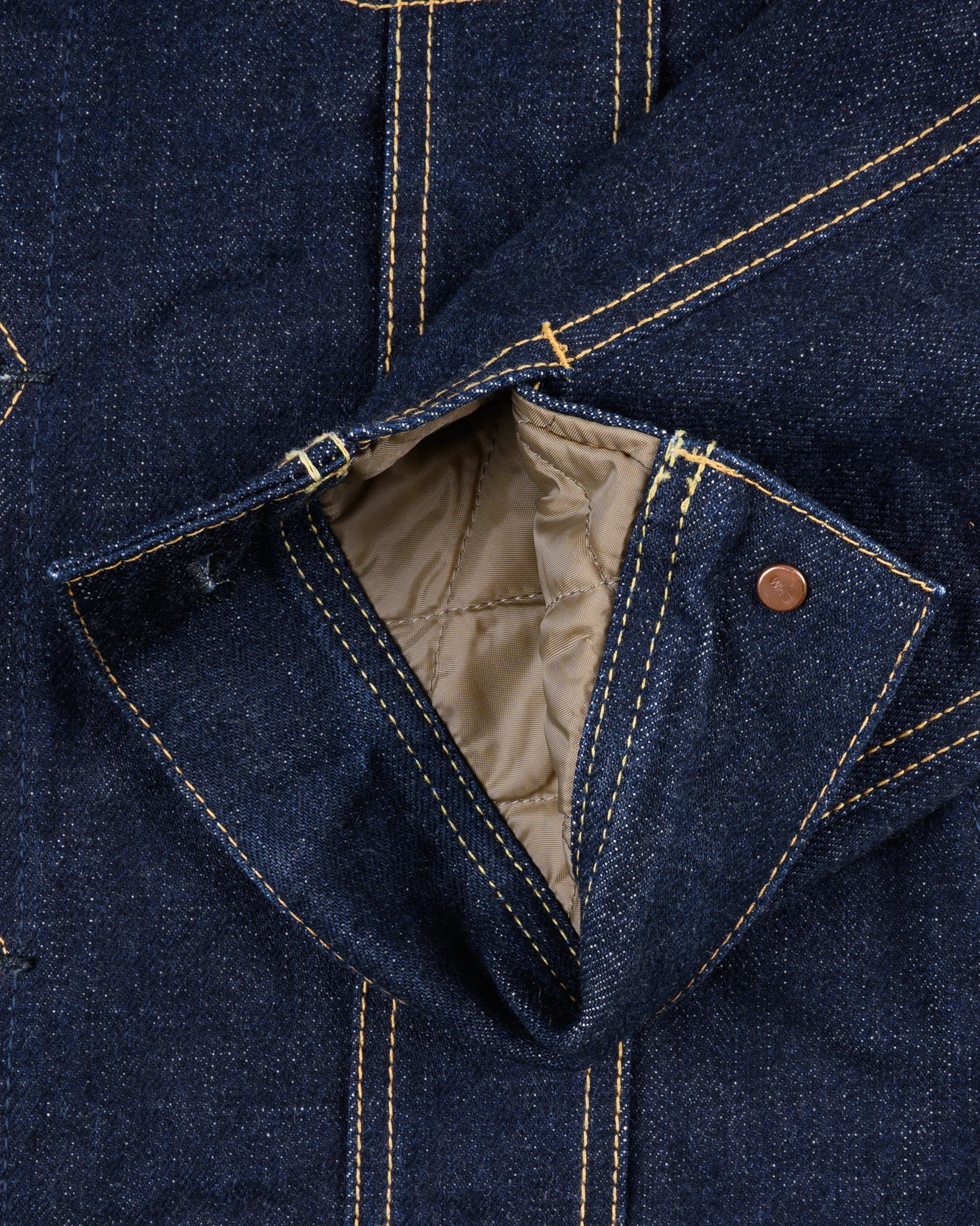 IH-101J-SR 18oz Selvedge Denim Storm Rider Indigo Jacket