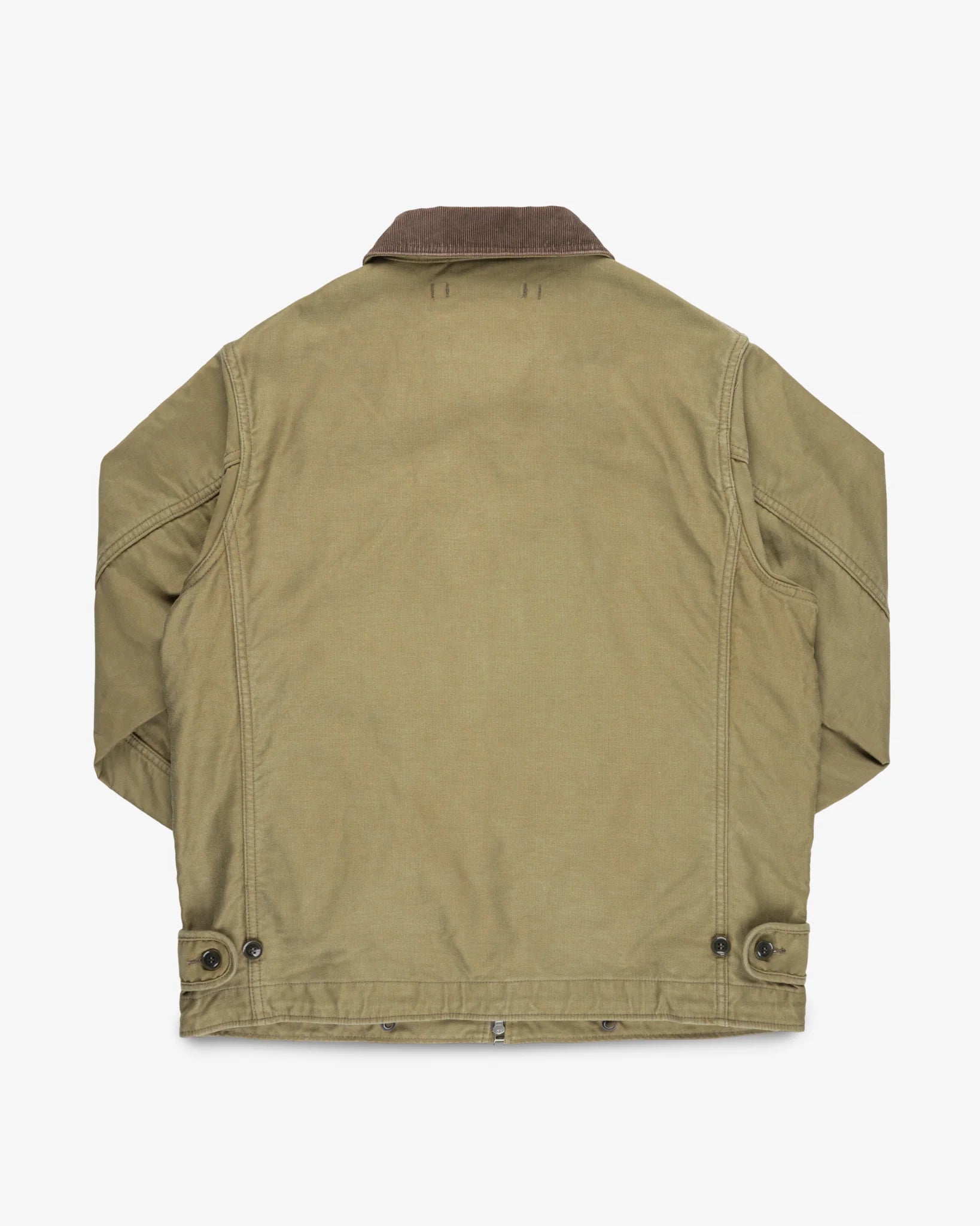 IHM-48-KHA 12oz Whipcord Lightweight N1 Deck Jacket - Khaki