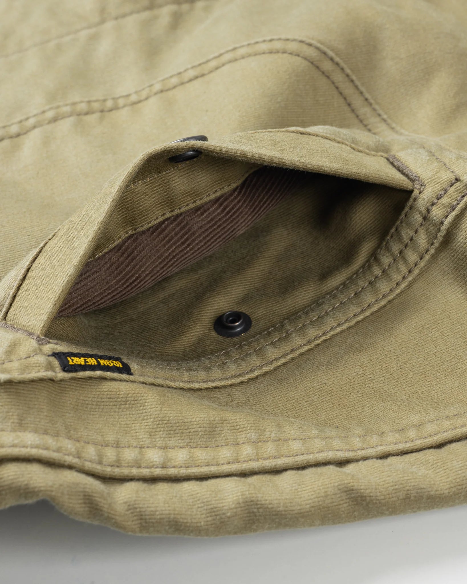 IHM-48-KHA 12oz Whipcord Lightweight N1 Deck Jacket - Khaki