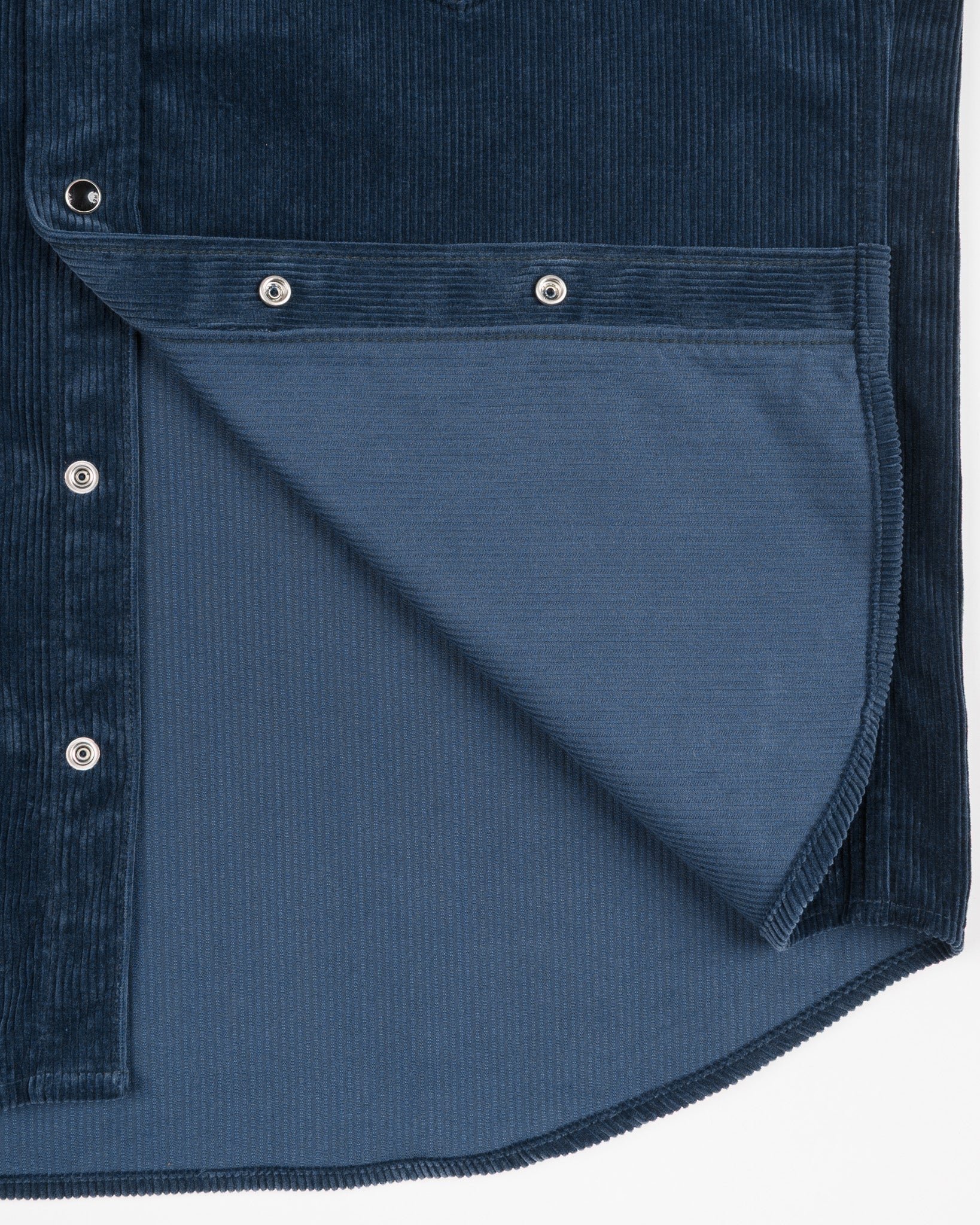 IHSH-398-NAV 11oz Corduroy Western Shirt - Navy
