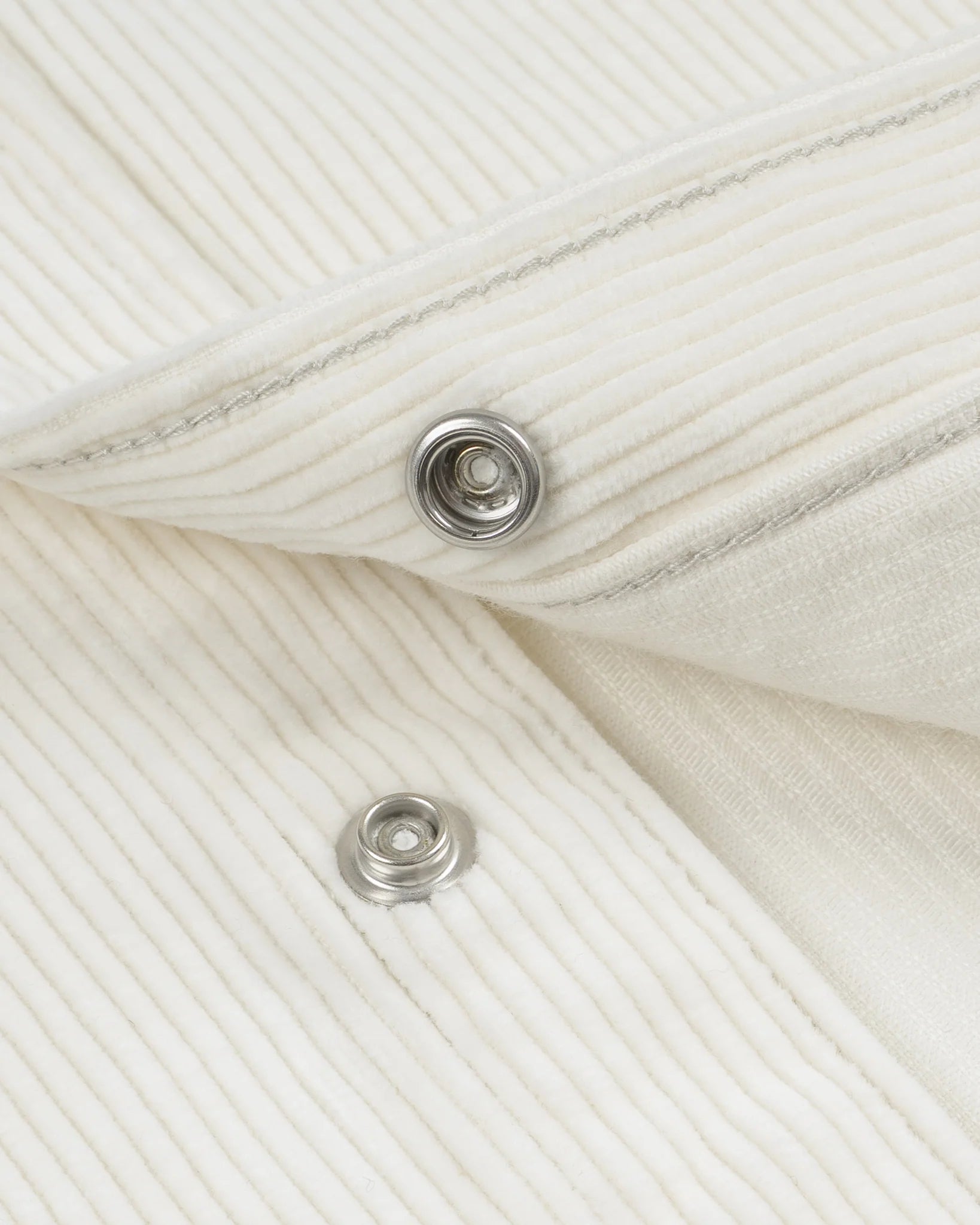 IHSH-398-WHT11oz Corduroy Western Shirt Off White