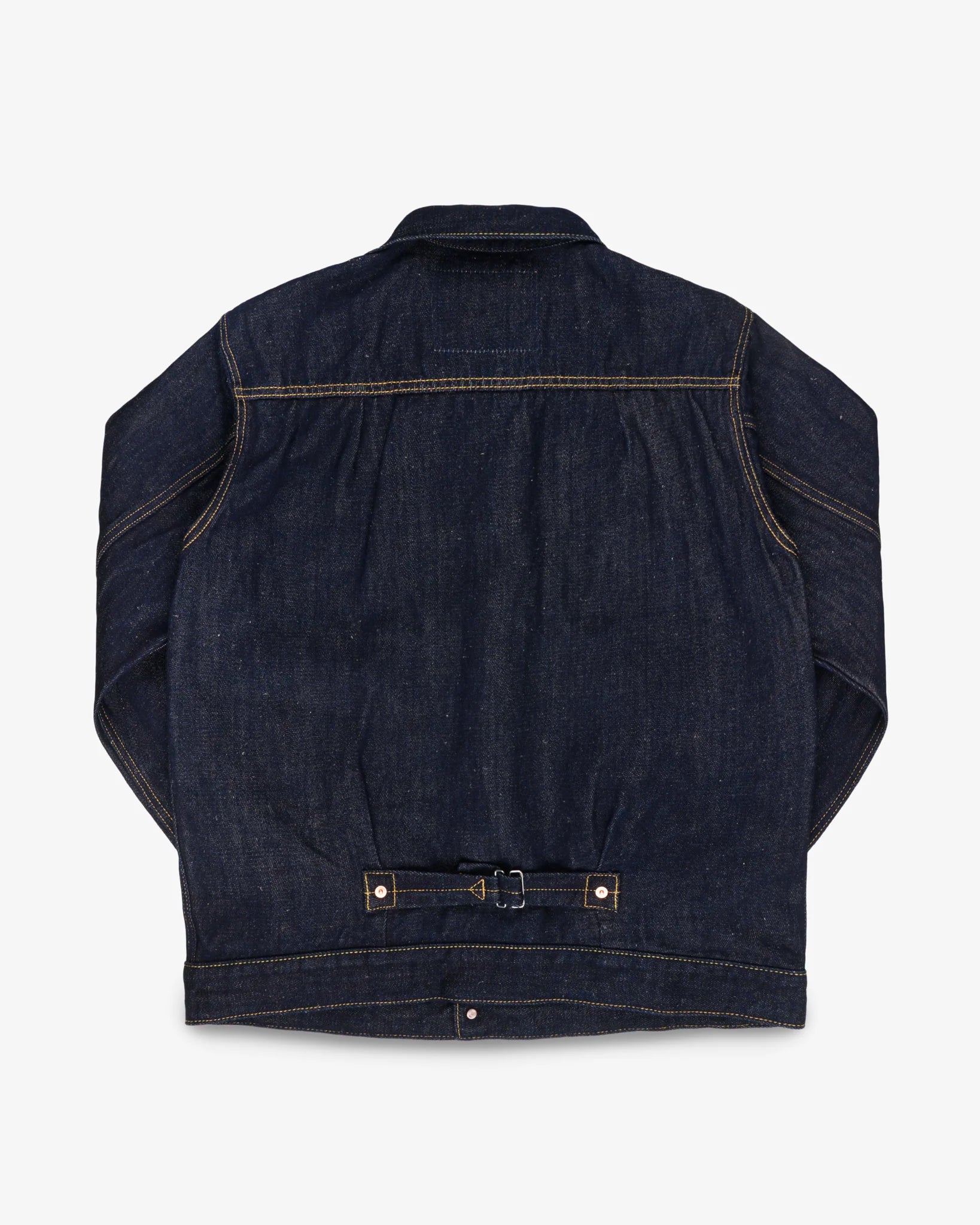 IHJ-163-IND 14oz Cotton/Linen Denim Type II Jacket Indigo