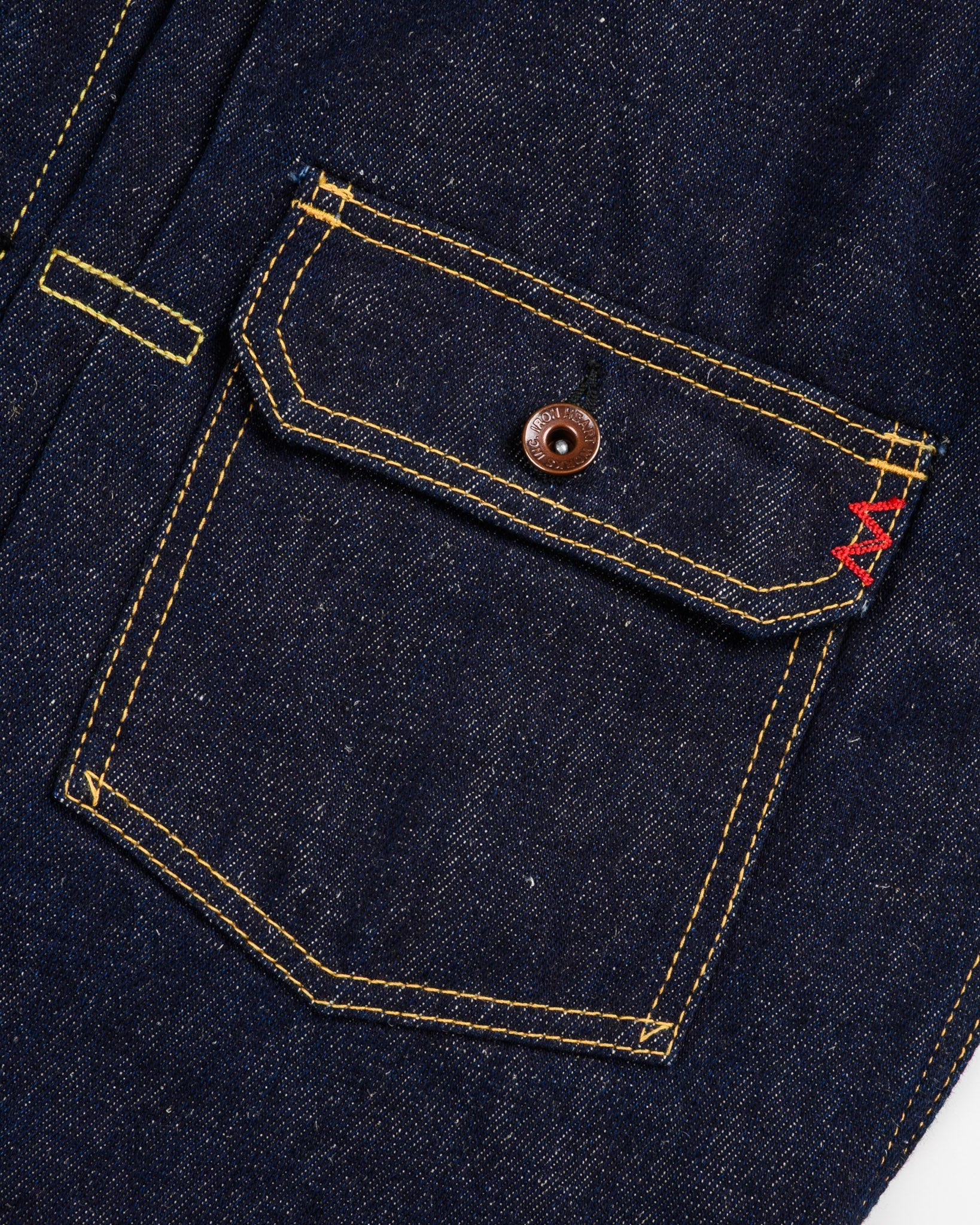 IHJ-163-IND 14oz Cotton/Linen Denim Type II Jacket Indigo