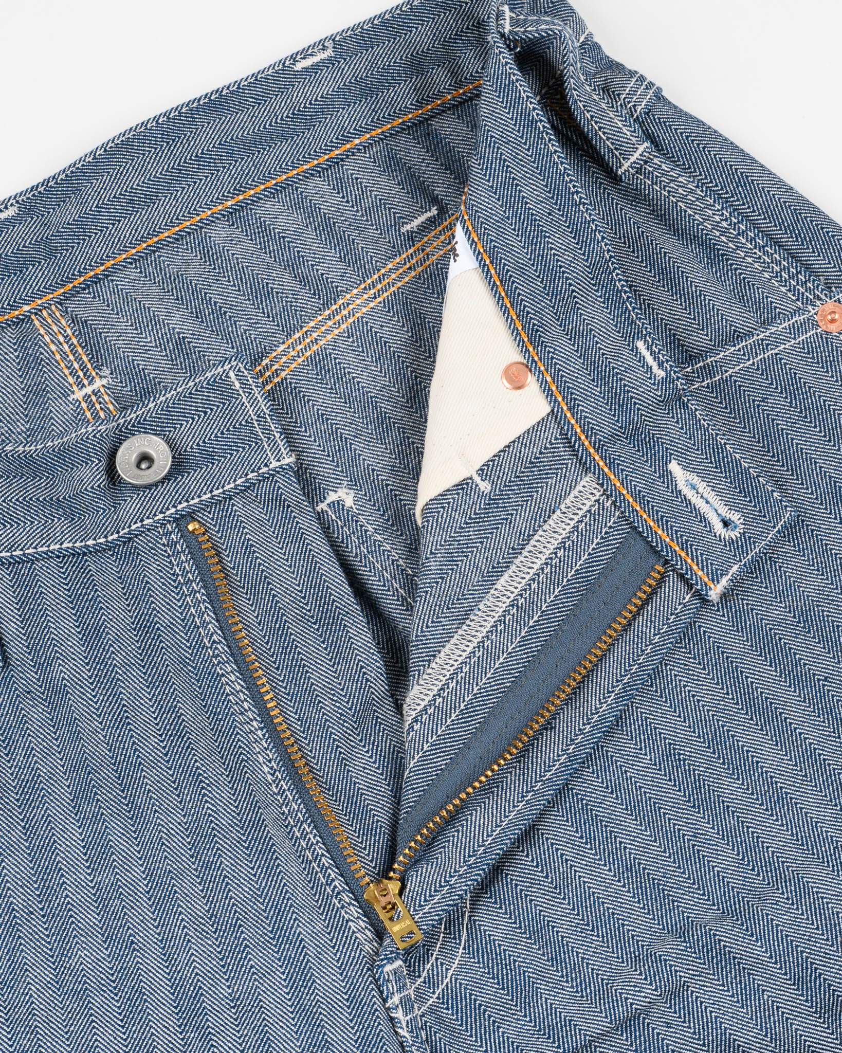 IH-830-IND 10.5oz Herringbone Painter’s Pants Indigo