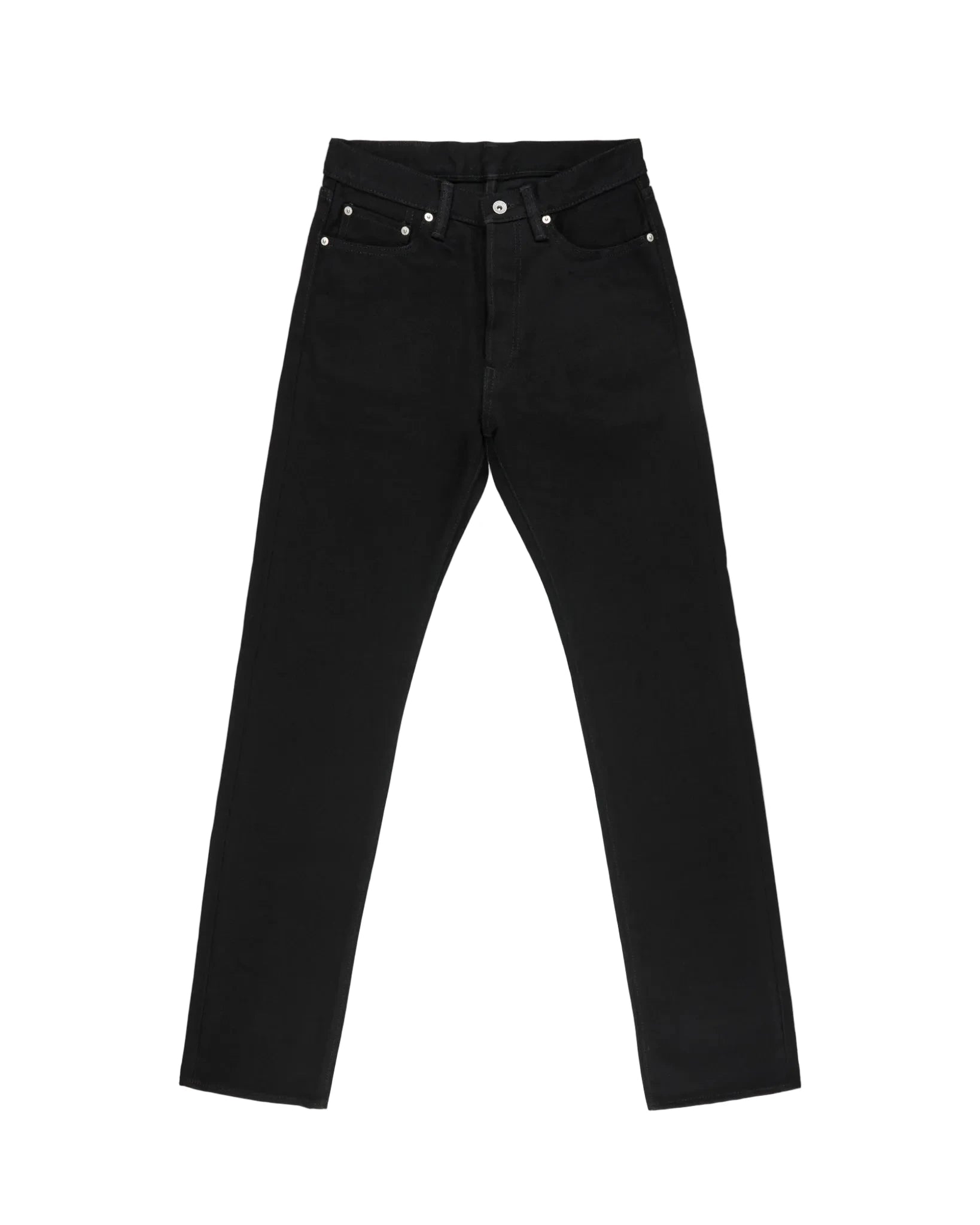 Black jeans on a white background