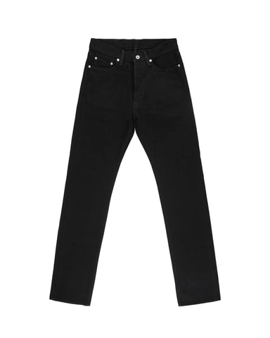 Black jeans on a white background