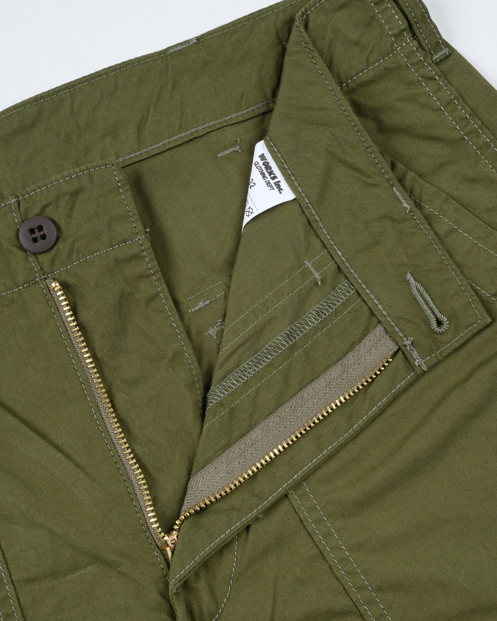 IH-745-ODG 4oz Cotton/Nylon Baker Pants Olive Green