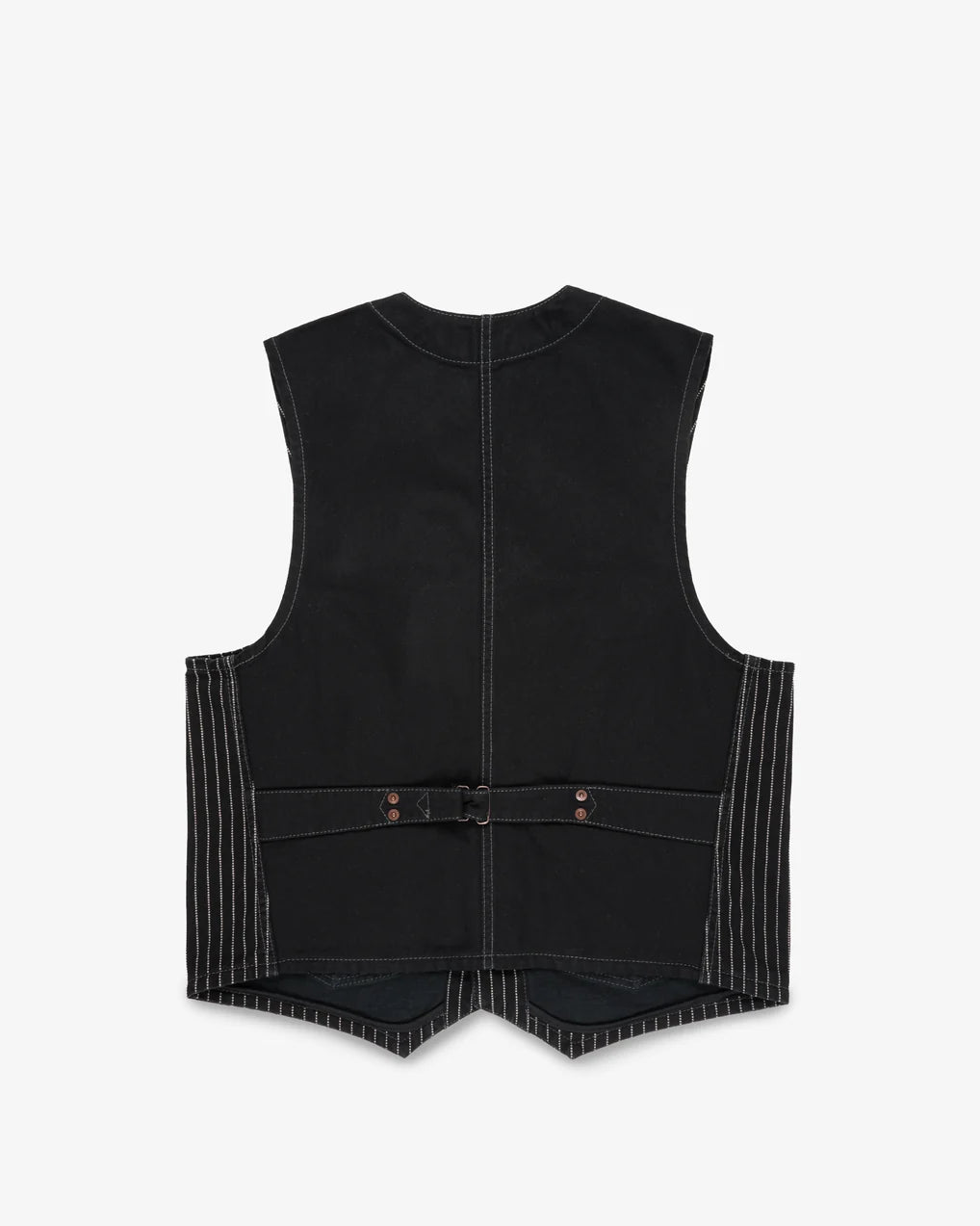 IHV-02-BLK 12oz Wabash /Duck Work Vest Black/Black