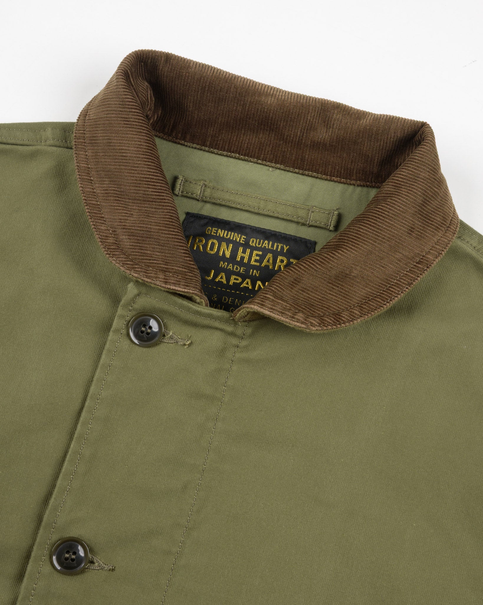 IHM-53-ODG 12oz Whipcord Lightweight N1 Deck Jacket - Olive Drab Green