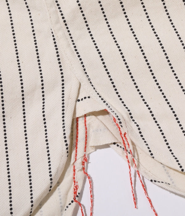 SC27076 8.5oz White Wabash Stripe Work Shirt