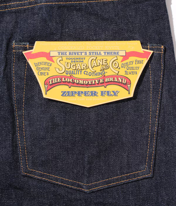 SC42955 14oz Selvedge Denim 1955Z Model Zipper Fly