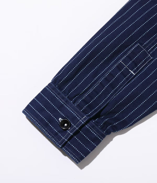 SC25551 Fiction Romance 8.5oz Wabash Stripe Work Shirt Long Sleeve