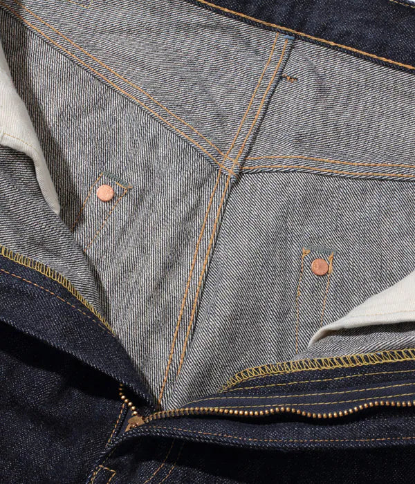 SC42955 14oz Selvedge Denim 1955Z Model Zipper Fly