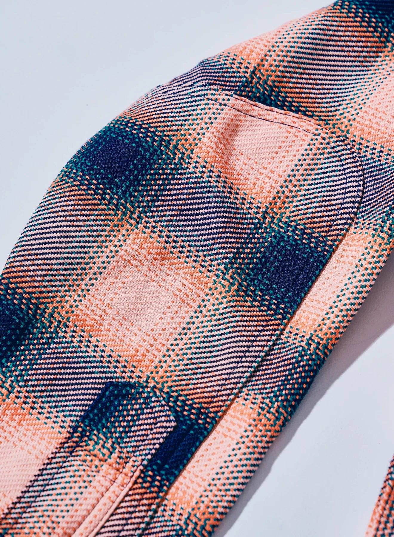 SIN25-01 Rope Dyed Indigo Flannel Shirt - Indigo /Pink