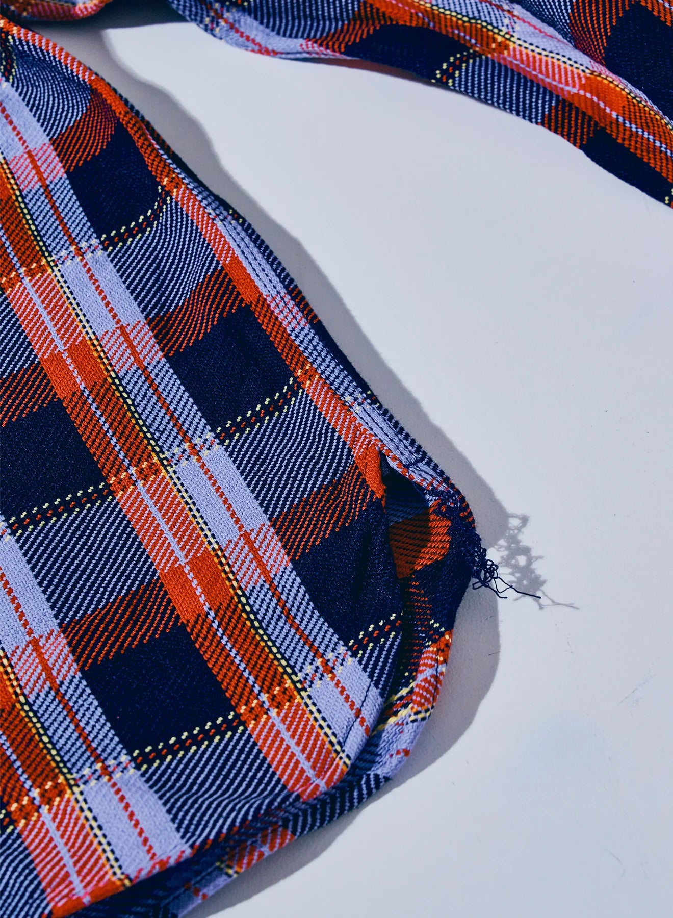 SIN25-01 Rope Dyed Indigo Flannel Shirt - Indigo/Purple