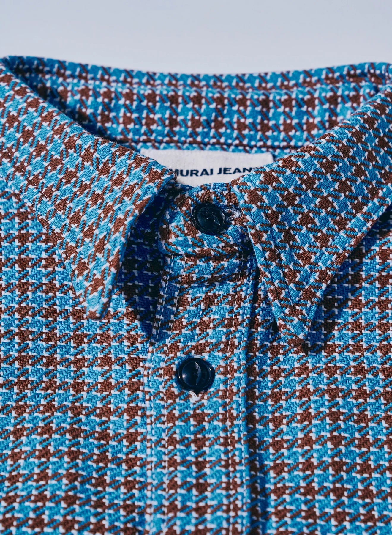 SIN25-02 Cheese Indigo Heavy Flannel Work Shirt