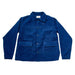 Blue jacket on a white background