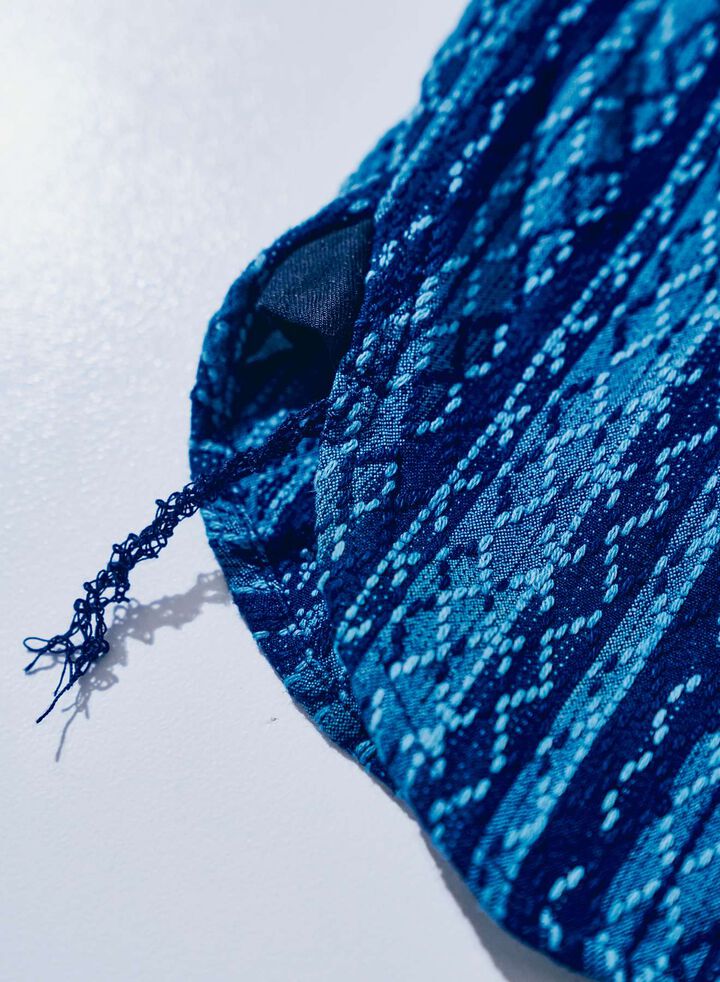 SSS25-SKSW Natural Indigo Sashiko Stripe Shirt