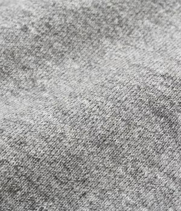 BR68914 Loopwheel Hooded Sweatshirt Heather Gray