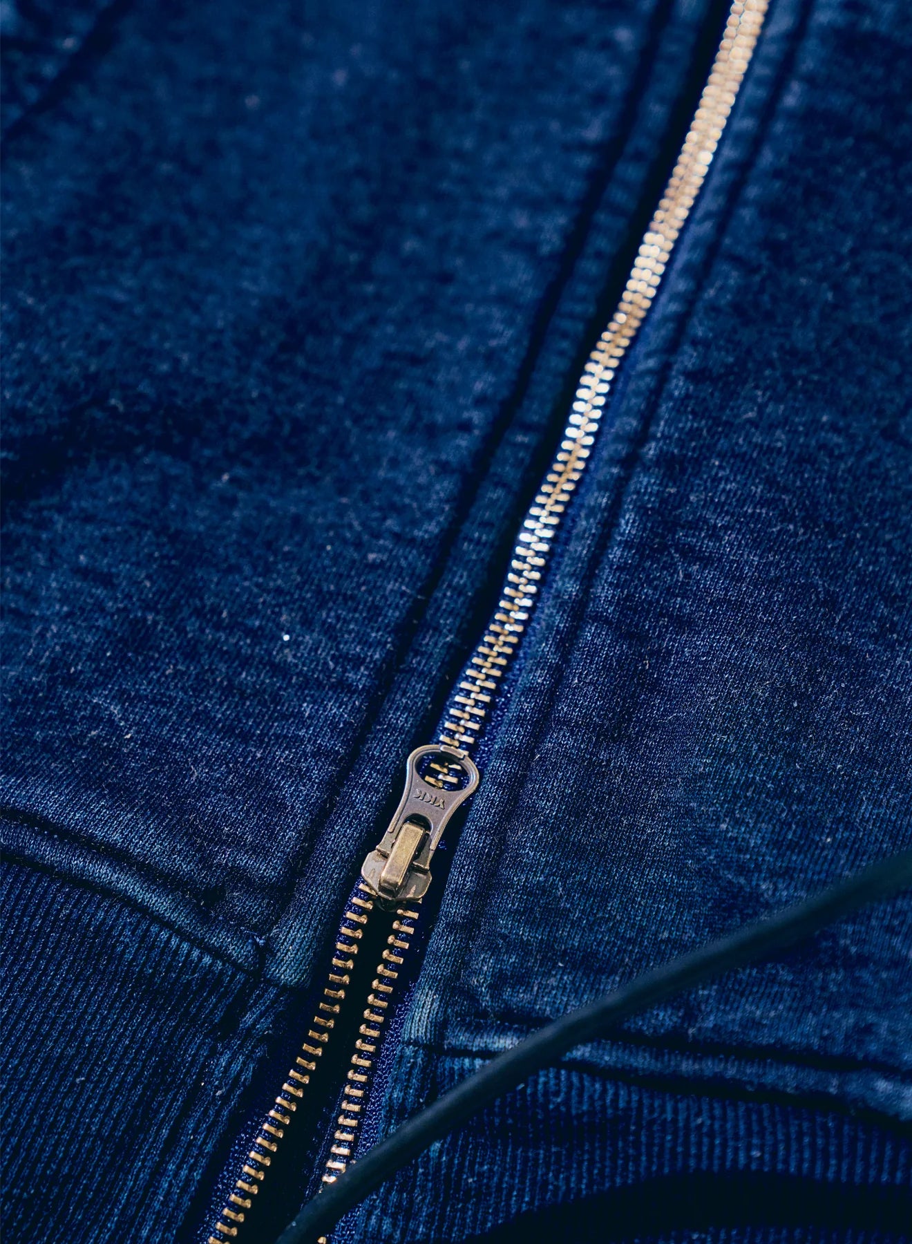 SIS25-102 Kakishibu Indigo Zip Hoody