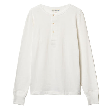 White long-sleeve shirt on a light gray background