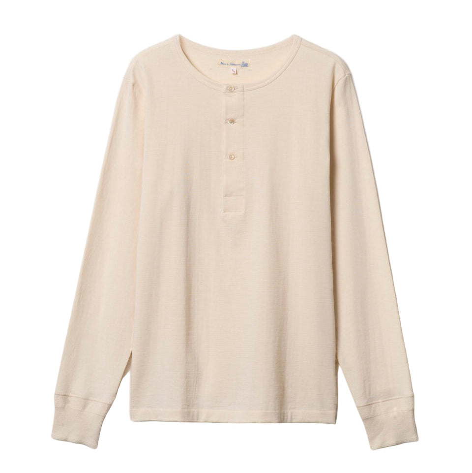 2M06 Vintage Machine Refined Classic Fit Long Sleeve Henley Nature