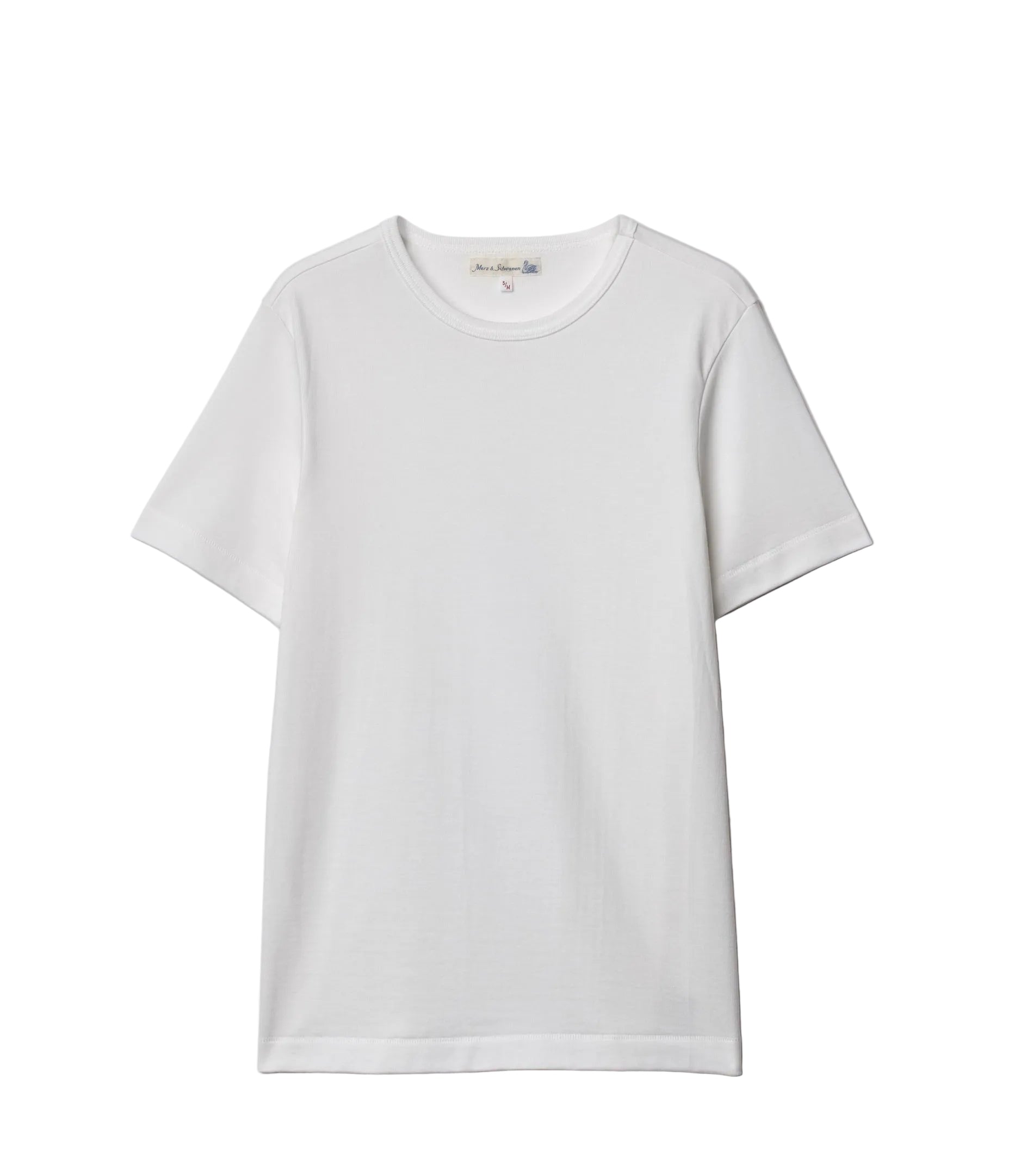 White t-shirt on a white background
