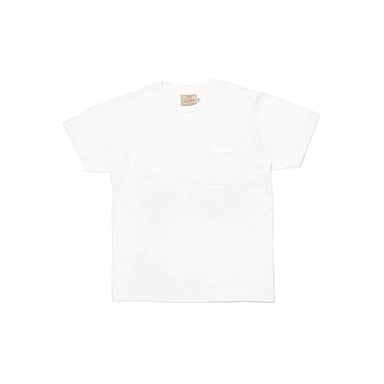 White t-shirt on a light gray background