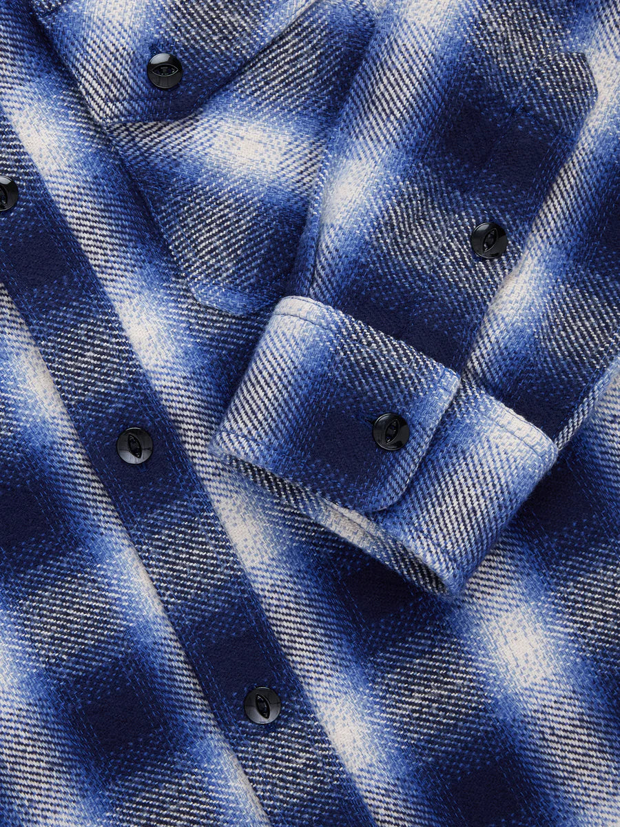 Crosscut Flannel Royal Blue