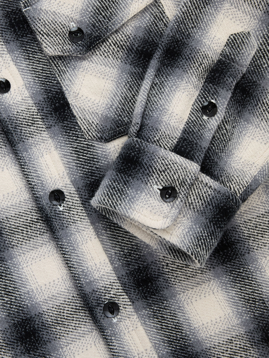 Crosscut Flannel Cream/Black