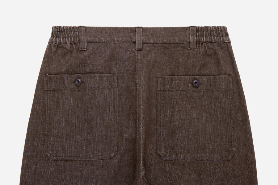 Harvest Pant Brown Denim